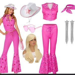 BRAND NEW 5 Piece Western Barbie Costume